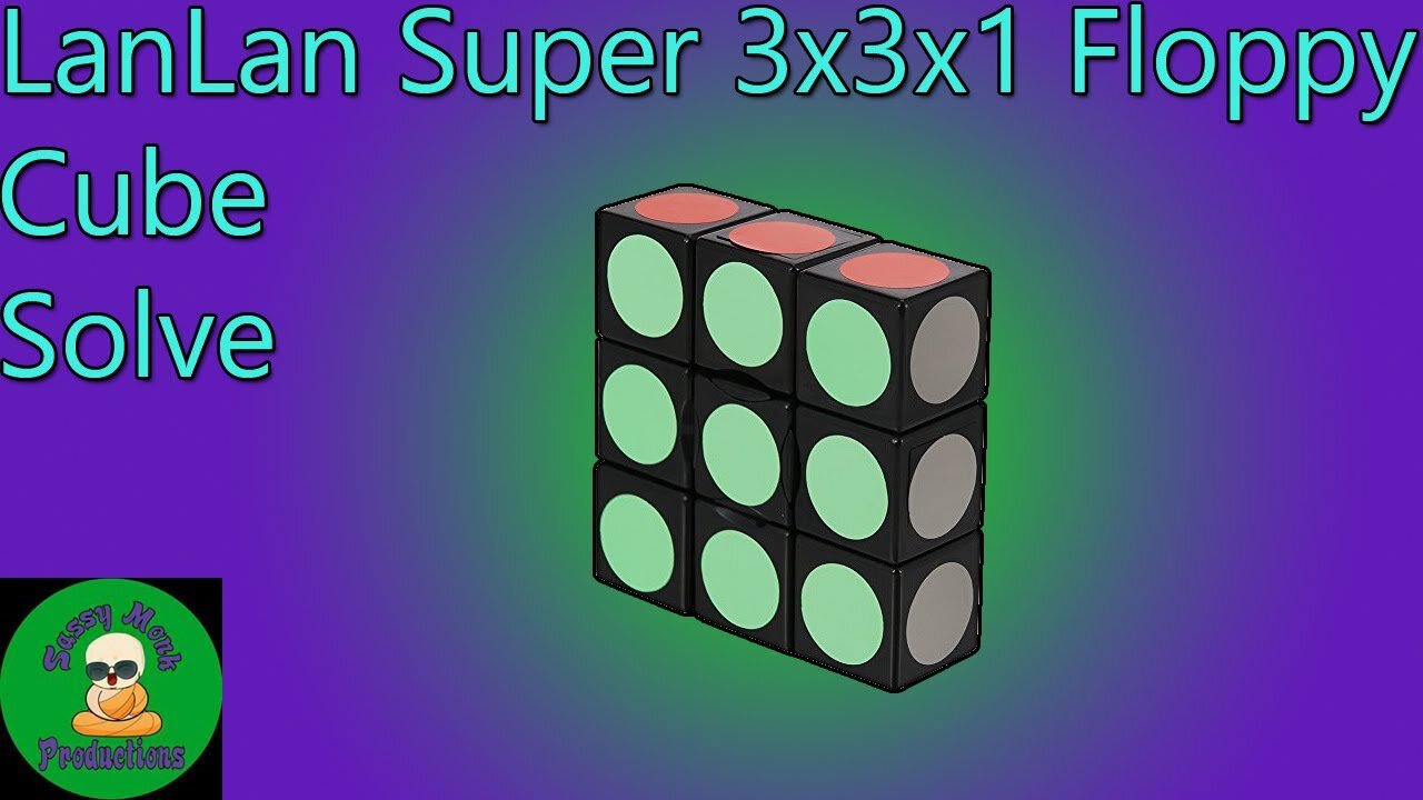 LanLan Super 3x3x1 Floppy Cube Solve