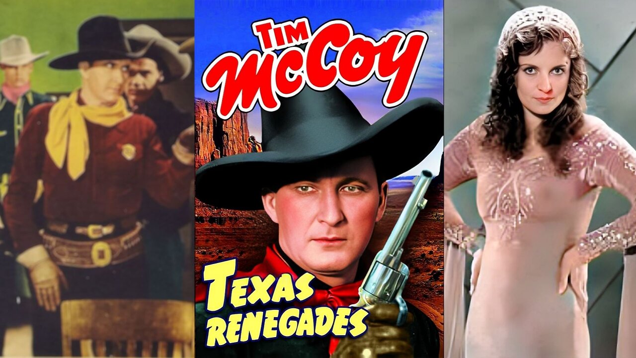 TEXAS RENEGADES (1940) Tim McCoy, Nora Lane & Kenne Duncan | Western | B&W