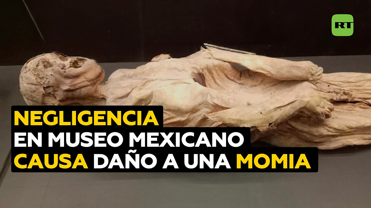 Brazo de momia se desprende por errores del personal en museo mexicano
