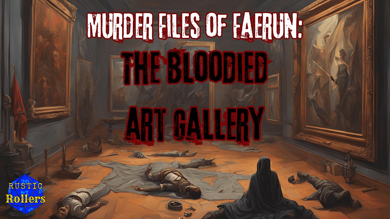 Murder Files of Faerun: The Bloodied Art Gallery | Rustic Rollers (Livestream)