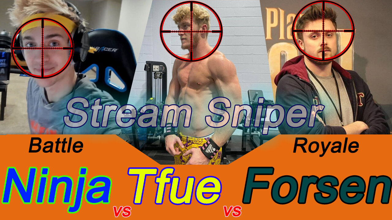 Ninja Vs Tfue Vs Forsen Battle Royale Style of Streamer