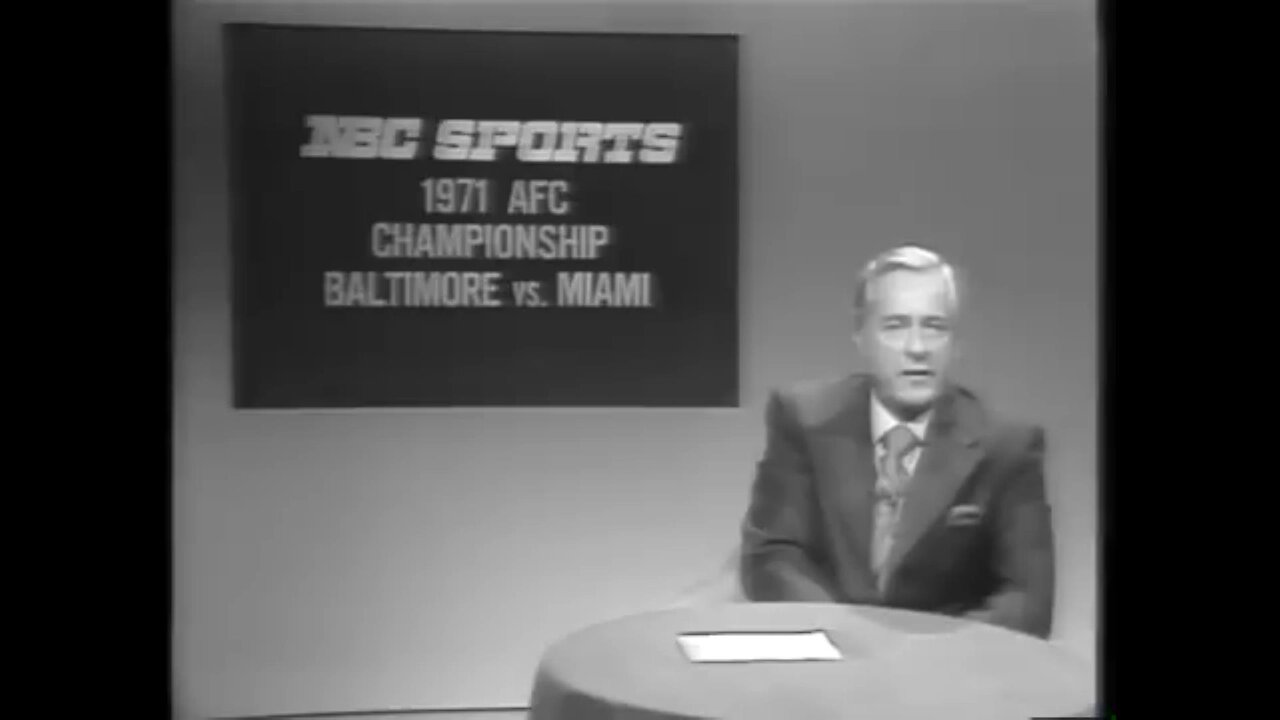 1972-01-02 AFC Championship Game Broadcast Clips and short recap