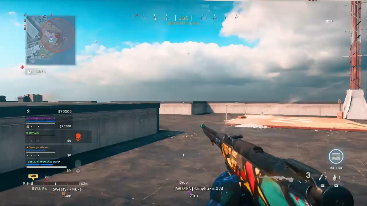 Insane iron sight kill
