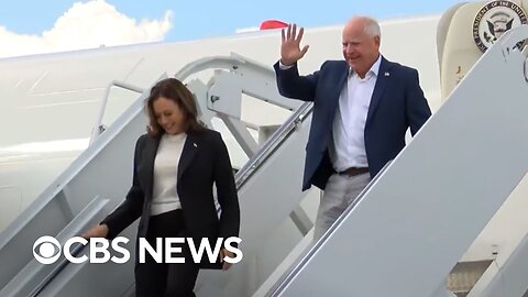 Harris, Walz in Georgia for bus tour, Israel's West Bank operation underway, more | America Decides