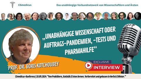 „Unabhängige Wissenschaft oder Auftragspandemien“ | Prof. Dr. Boris Kotchoubey