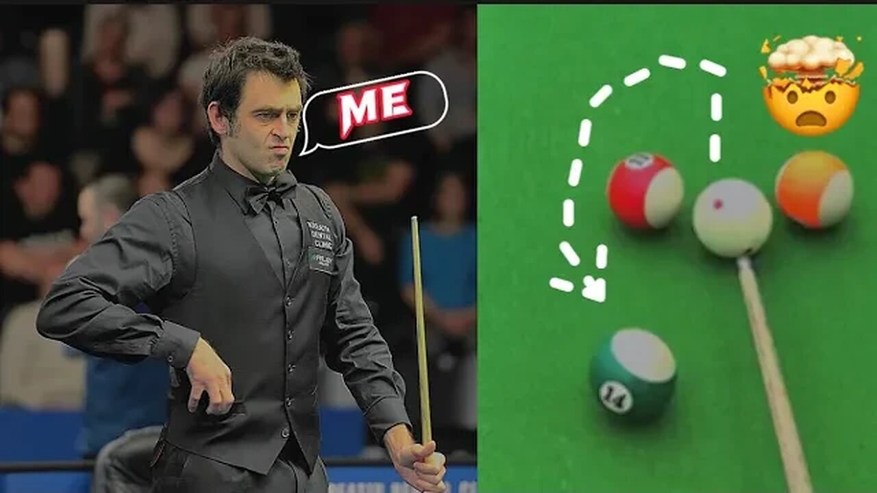 Ronnie O’Sullivan Best Snooker Pool Table Trick Shot Real Snooker Billiard Trick Shot