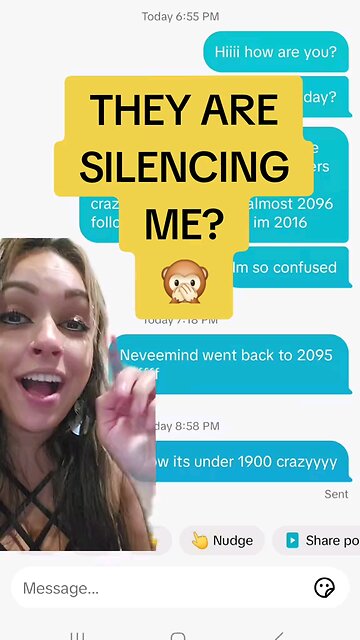 Am I being silenced? #shutup