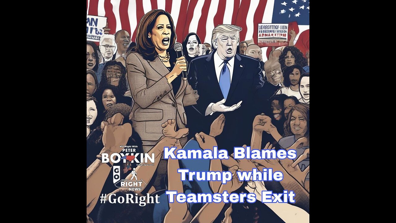 Kamala Blames Trump while Teamsters Exit