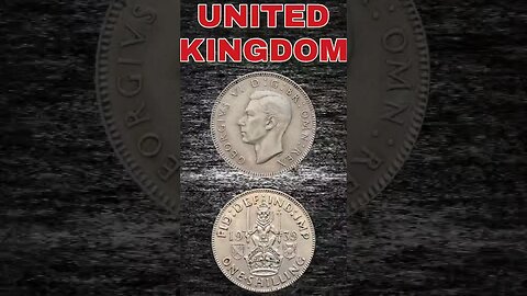 UNITED KINGDOM 🇬🇧 1SHILLING 1939. #shorts #viral #coinnotesz