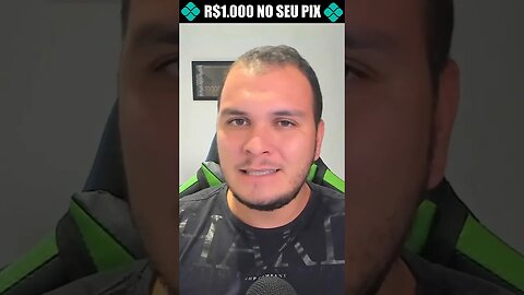 GANHE R$1000 VIA PIX COM APENAS 1 REAL 🤑 #SHORTS