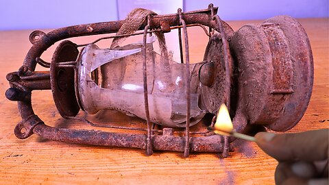 Vintage WWII FEUERHAND NR.323 Lantern Restoration