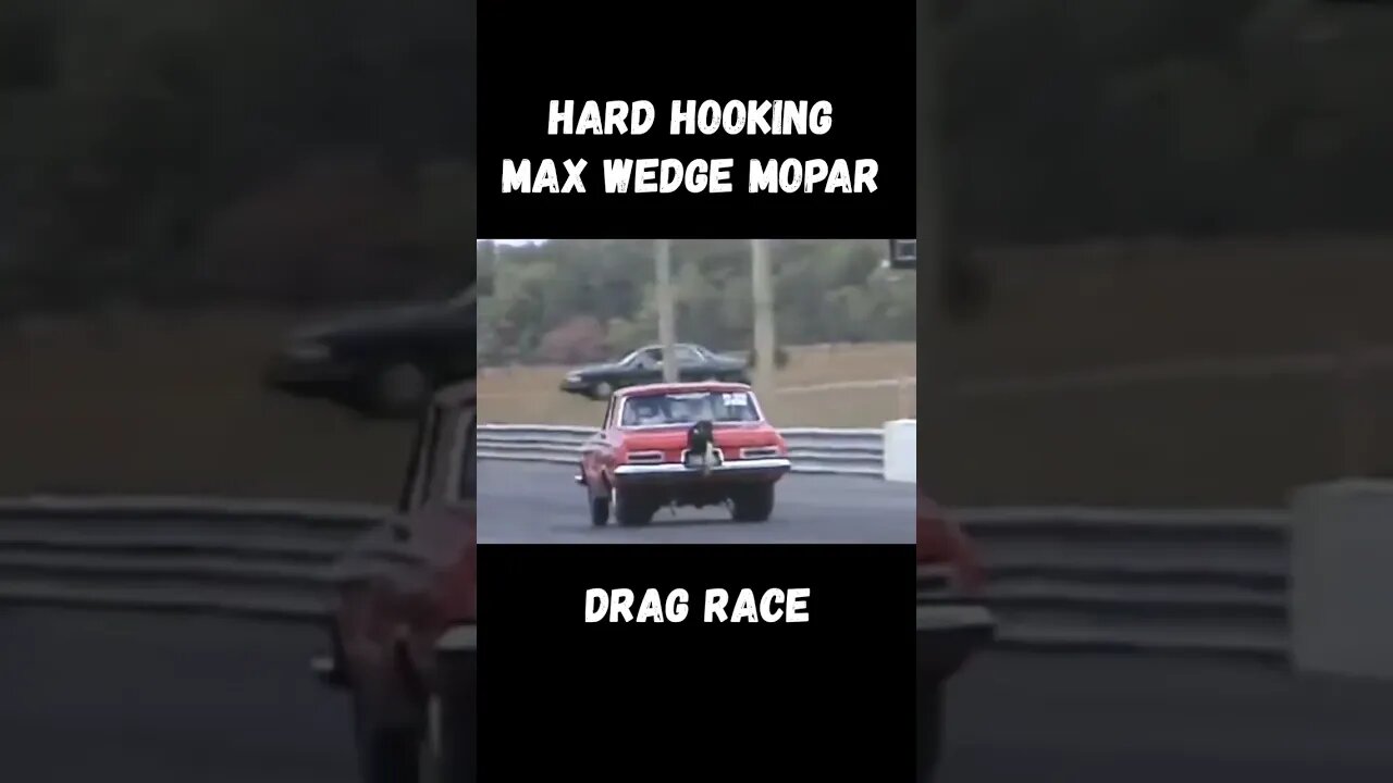 Hard Hooking Max Wedge Mopar Drag Race! #shorts