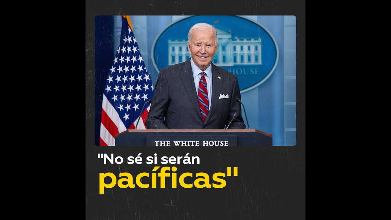 Joe Biden responde si cree que las elecciones en EE.UU. serán pacíficas