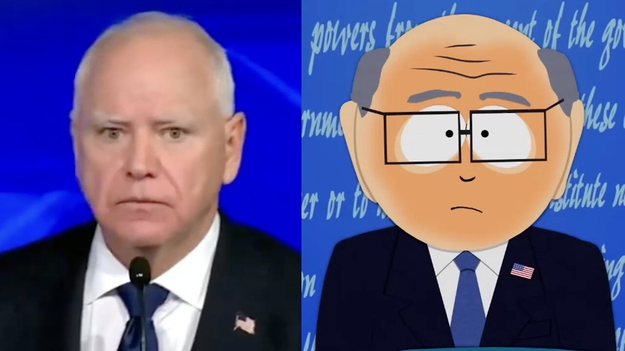 South Park: Tim Walz VP Debate Gaffe