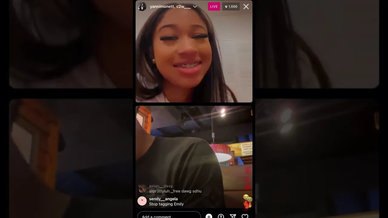 YANNI MONETT IG LIVE: Yanni being messy & expose Emily’s Past Guys Situationships.. (12-02-23)