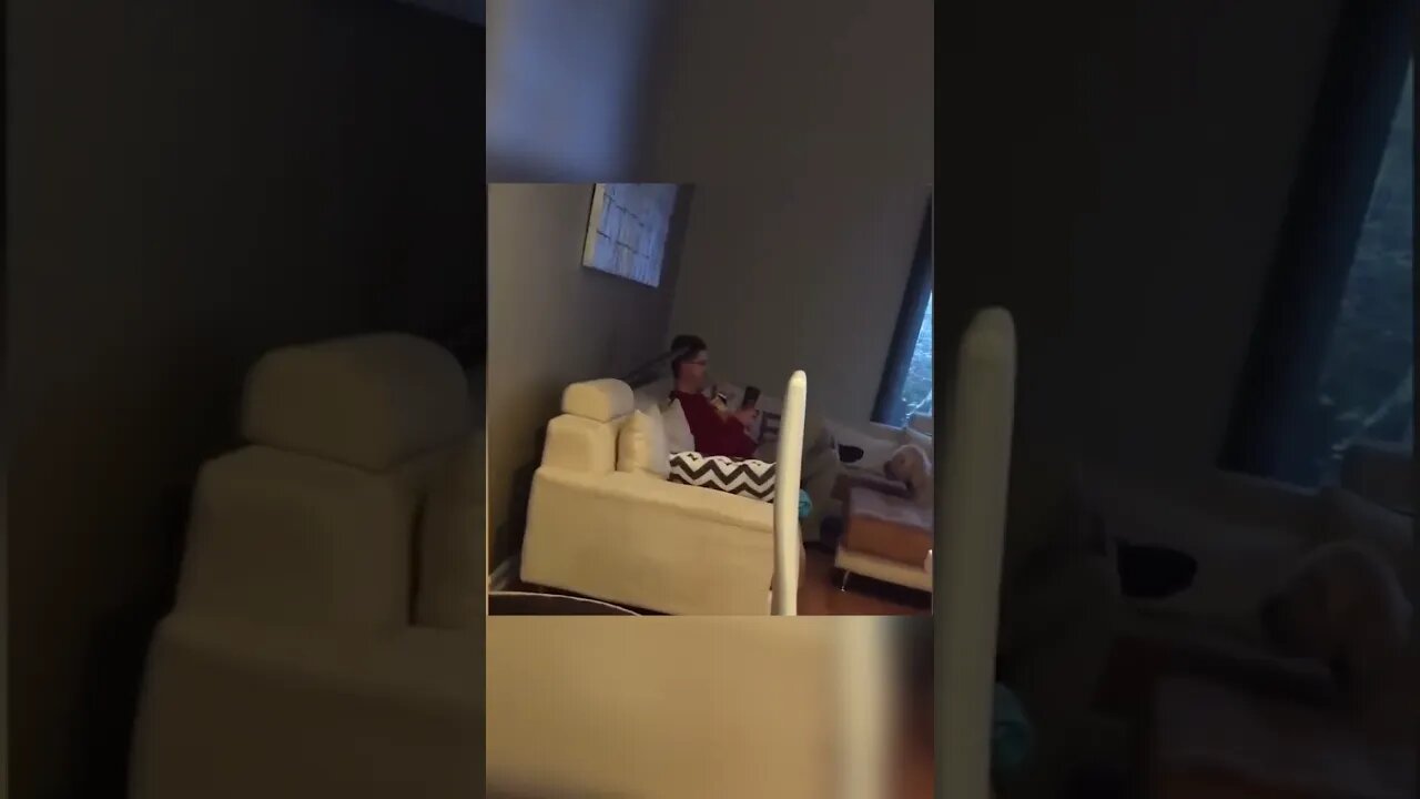 The baby's laughter is the best at the end