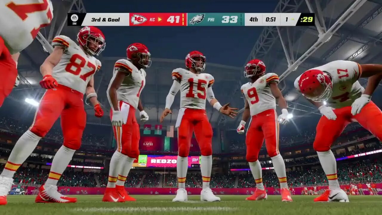 Kansas City Chiefs vs Philadelphia Eagles Super Bowl LVII Full Simulation Madden 23 #SuperBowlLVII