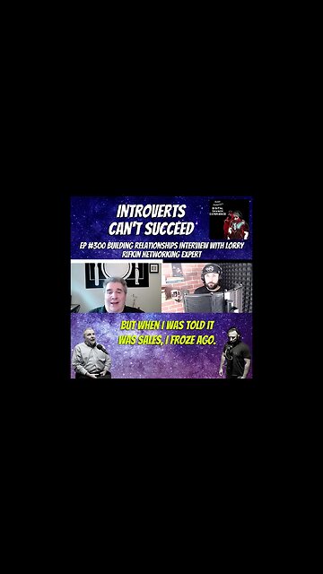 Introverts Can't Succeed - Clip From Ep 300 Building Relationships Interview With Lorry Rifkin