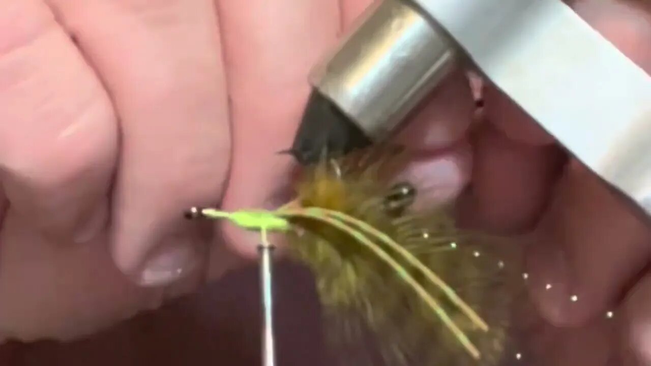 #2 Hook Articulated Jig Bomb Crawdad #flyfishing #fishing #flytying #fish #bass #trout #bassfishing