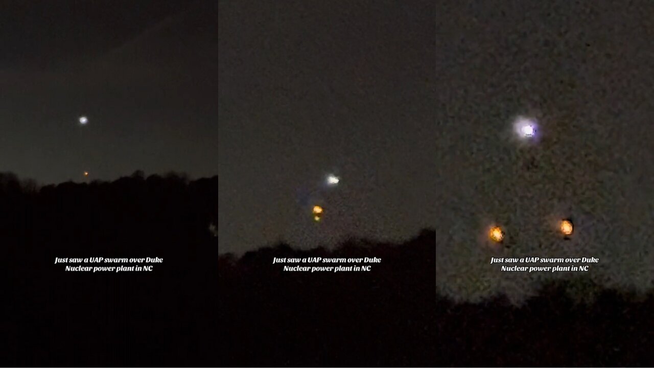 UFO Sighting Over the Duke Nuclear Power Plant in North Carolina (26/11/24)