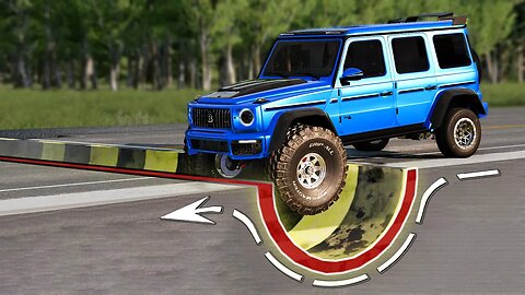 Cars vs Upside Down Speed Bumps ▶️ BeamNG Drive - ULTIMATE Edition Compilation