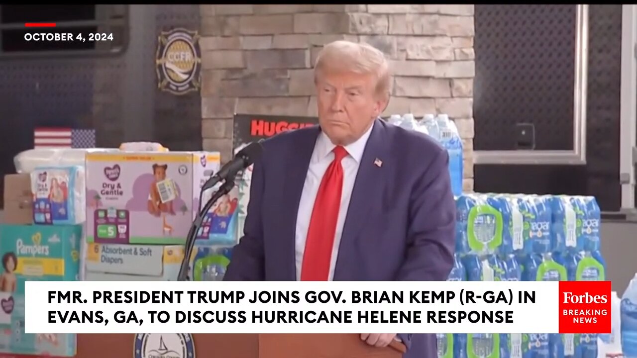 President Trump & Gov Brian Kemp Discuss Hurricane Helene Response Efforts