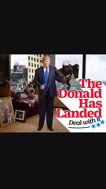 the Donald has landed