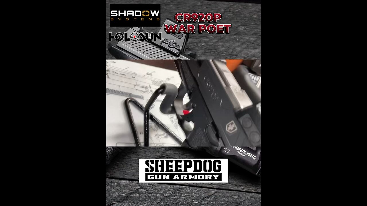 Shadow Systems “CR920P War Poet” 3.75” barrel 9mm 13 rd capacity- Holosun Red Dot