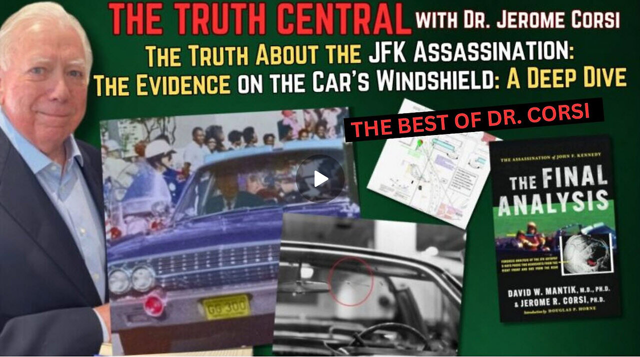 The #JFK Assassination Coverup: #Evidence on the Car’s Windshield, a Deep Dive (encore)