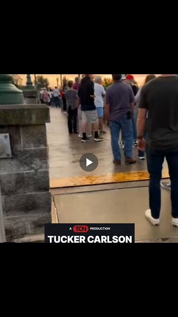 Massive crowd for Tucker in PA. Soooo glad he’s on our side.