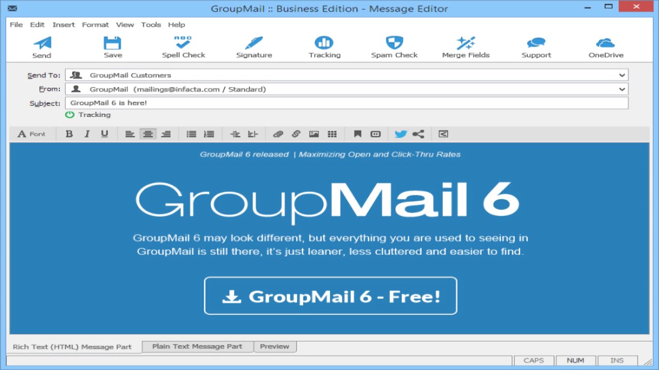 📧 GroupMail by Infacta : A Robust Email Marketing Solution for Businesses!