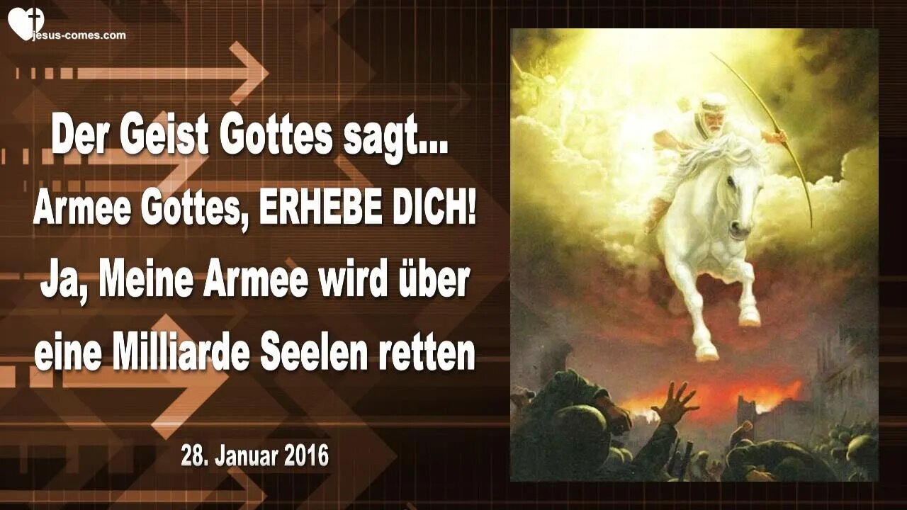 Rhema 03.02.2023 ❤️ Armee Gottes... Erhebe dich! Ja, Meine Armee wird eine Milliarde Seelen retten