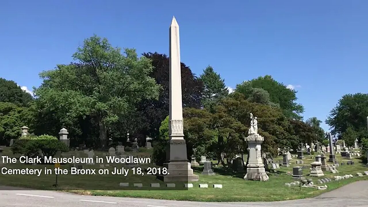 "Hugette Clark Mausoleum in Woodlawn Cemetery" (18July2018) Prominent Graves