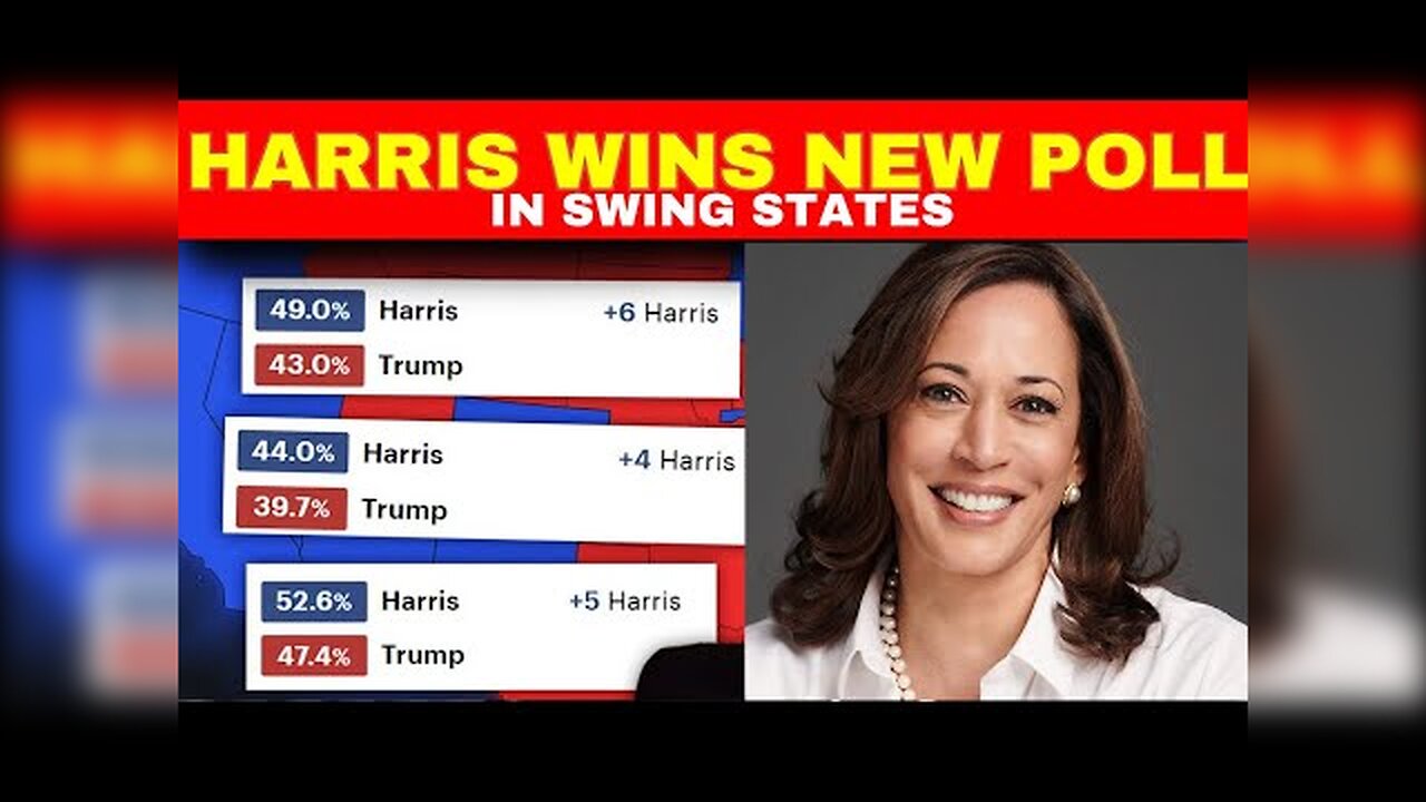 Kamala Harris SWEEPS KEY SWING STATESIn LATEST Polling Averages | #Election2024 #PollingUpdate