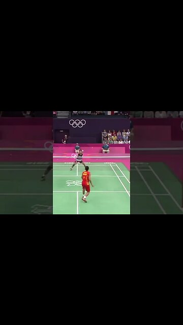 Taufik Hidayat vs Lin Dan (exciting 42-shot rally) at London Olympics 2012 #shorts