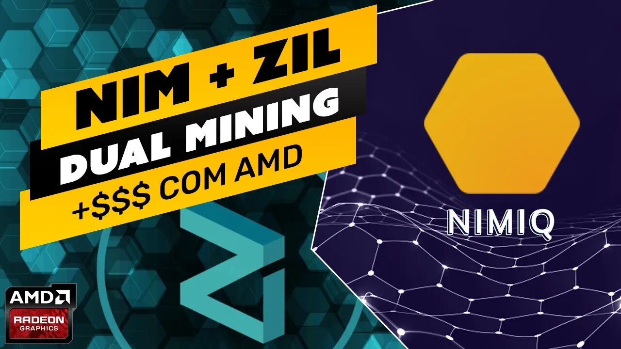 ⛏️👷🏼‍♂️ DUAL MINING NIMIQ + ZILLIQA (NIM + ZIL) - AMD MAIS RENTÁVEL - TEAMREDMINER - PASSO A PASSO