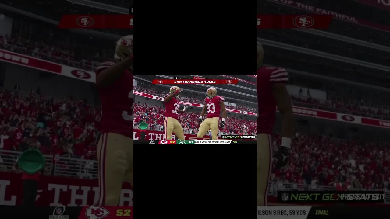 Madden 23 49ers Break Big Run #shorts