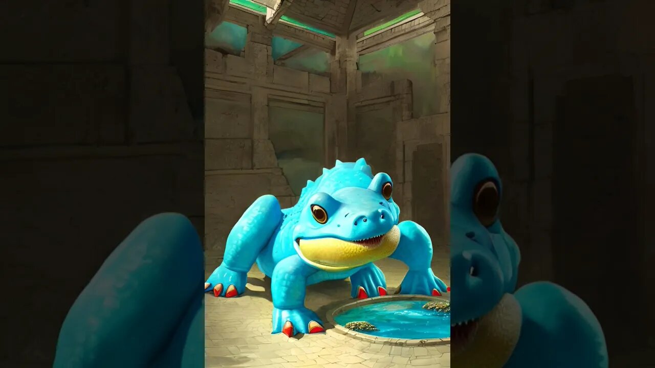 AI generated Totodile #whosthatpokemon #pokemon