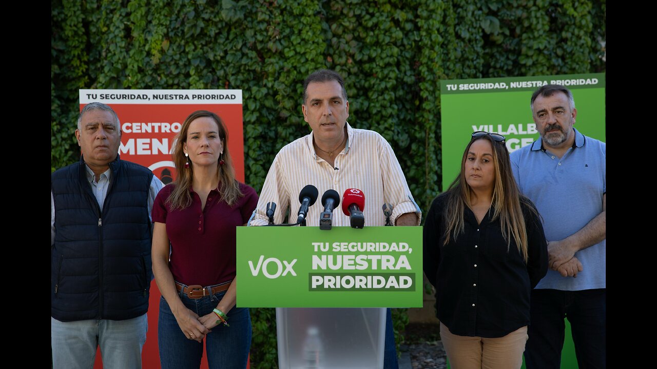 Acto de VOX en Villalbilla (Madrid) "Tu seguridad Nuestra Prioridad"