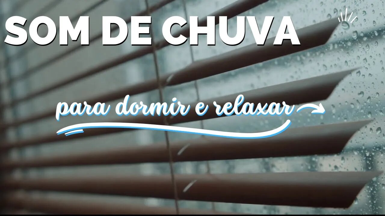 10 Horas ⛈CHUVA COM TROVÃO E VENTO PARA DORMIR E RELAXAR😴