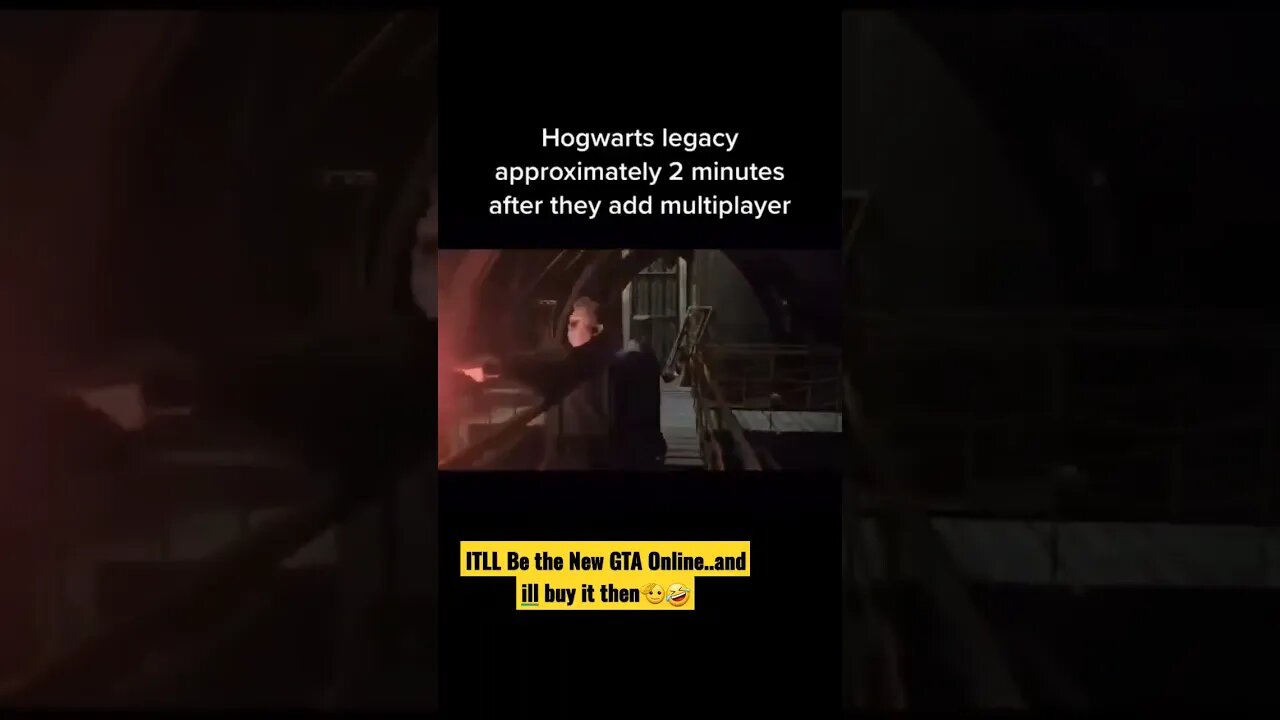 Multi-Player In Hogwarts Legacy If They Added It #shorts #hogwartslegacy #memes