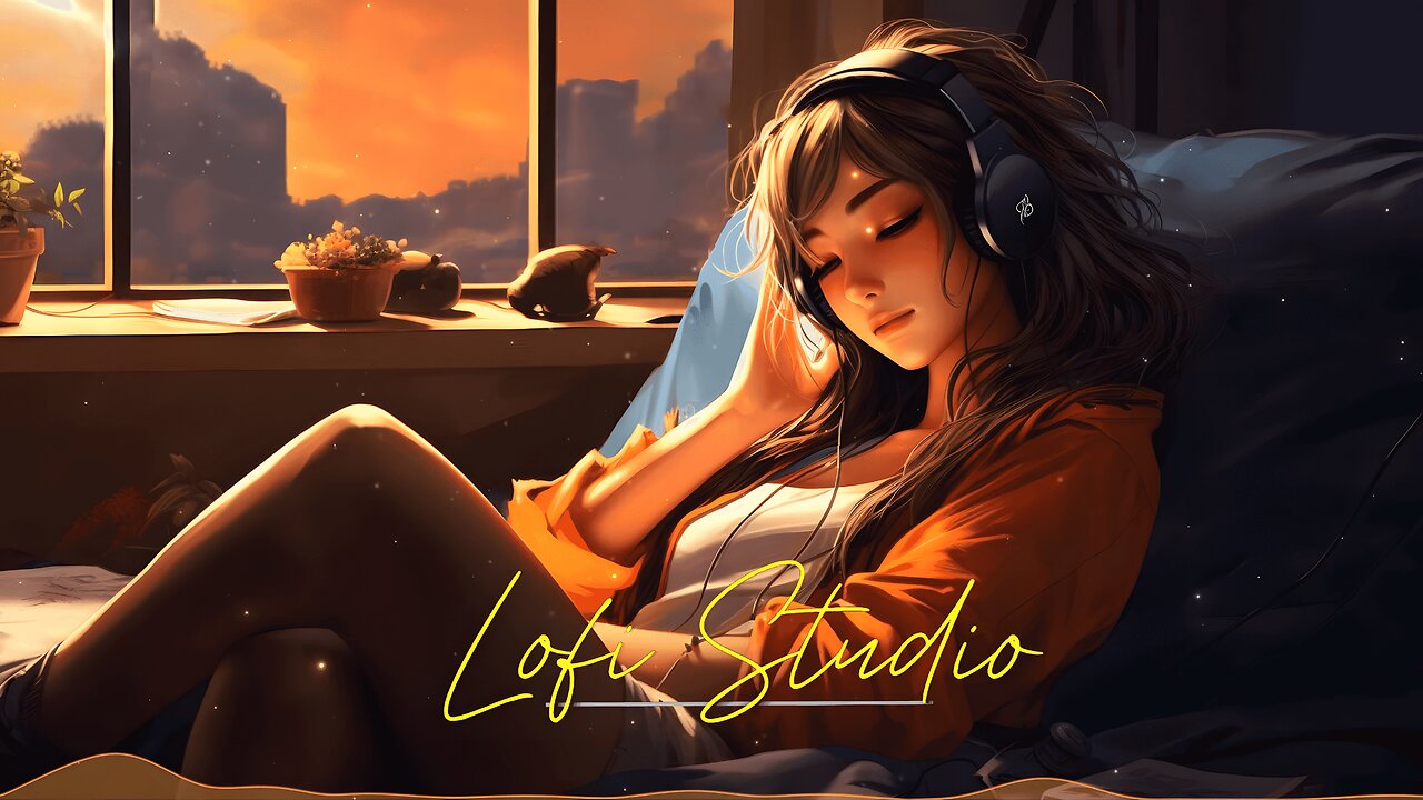 lofi studio ✨ Join me for moments of relaxation and good tunes. 🌿