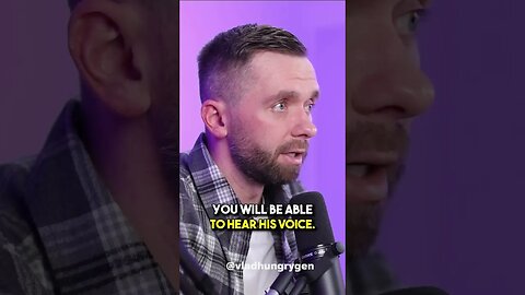 When you lower ⬇️ the noise you’ll be able to hear👂His voice!