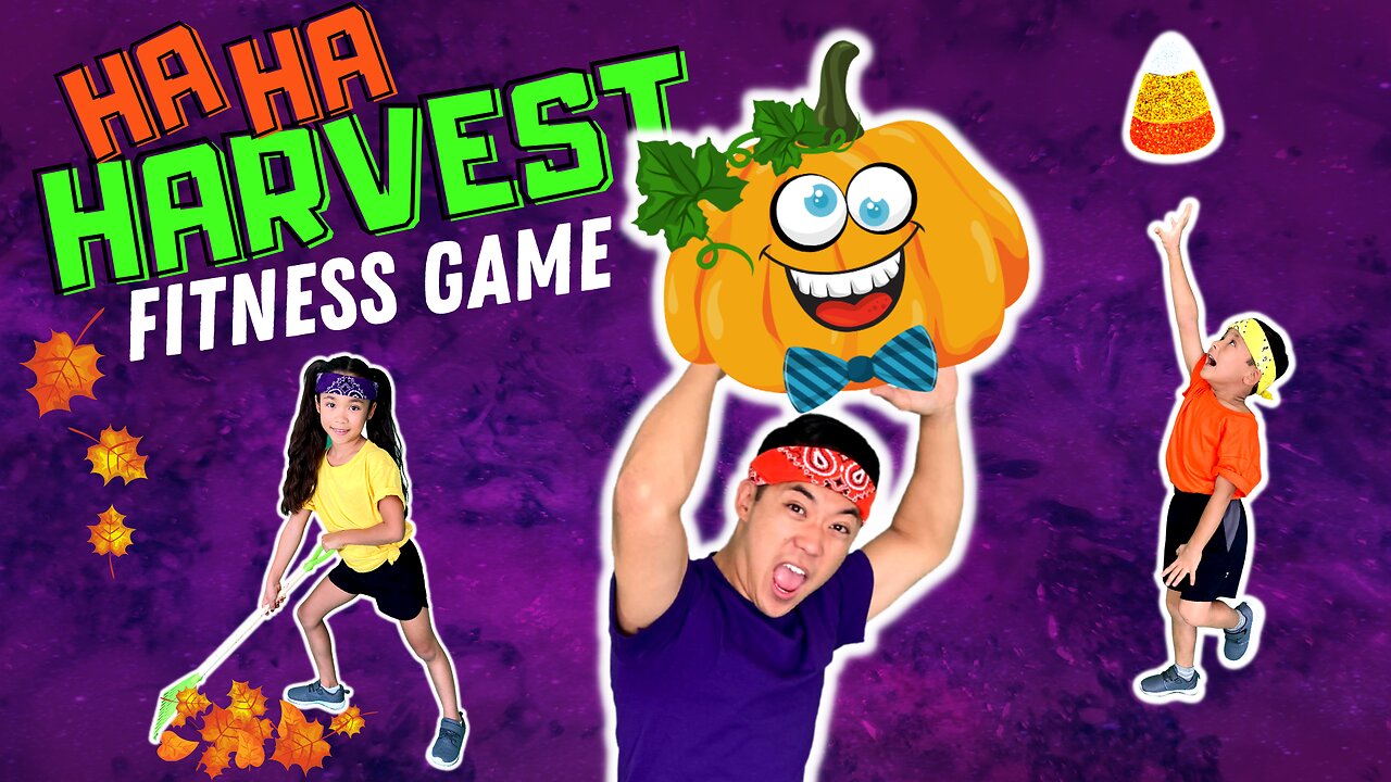 🎃 HARVEST VIDEOGAME Workout | Kids Pumpkin Brain Break + JOKES | Corn Maze