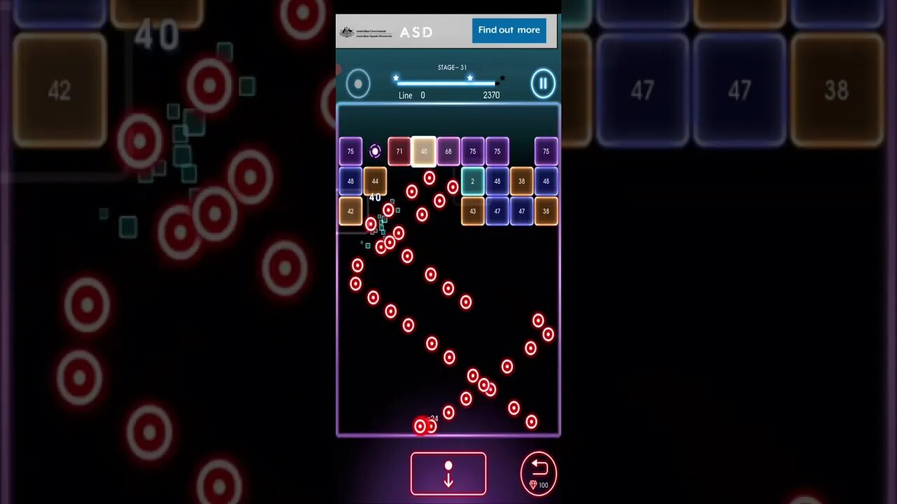 Bricks Breaker - Stage 31