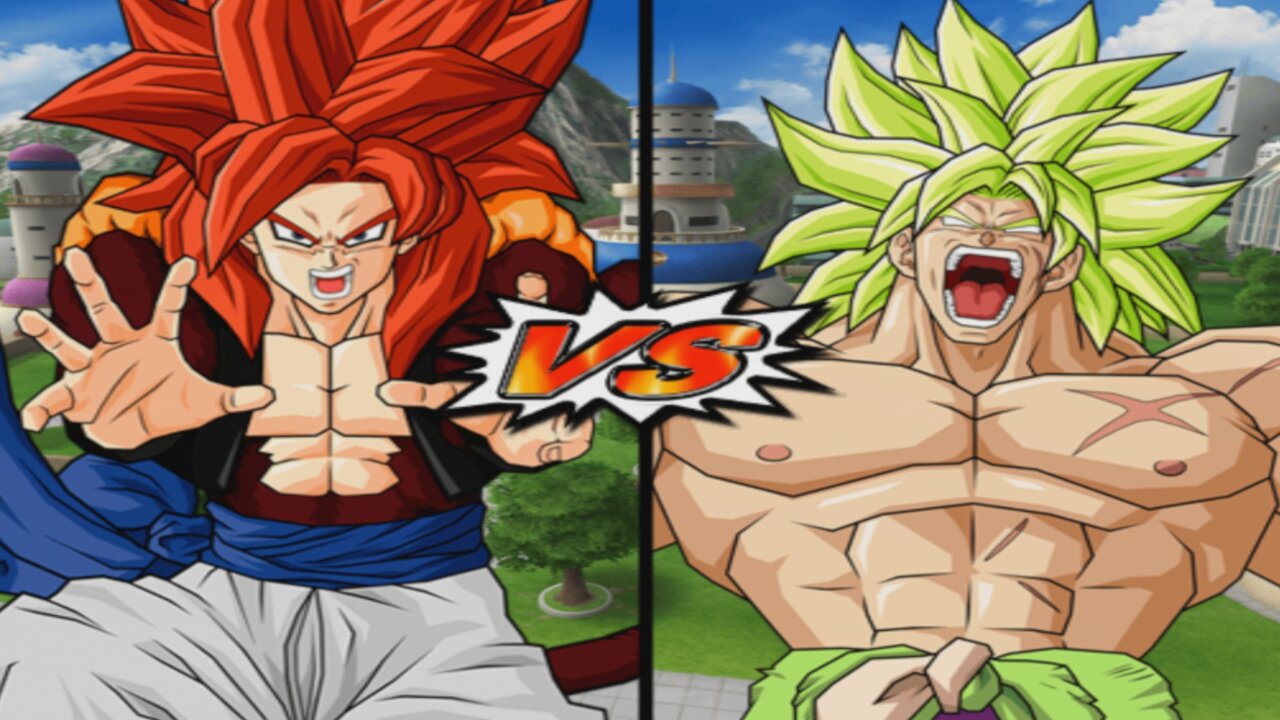 SSJ4 Gogeta VS Broly(DBS) - DBZ Budokai Tenkaichi 4