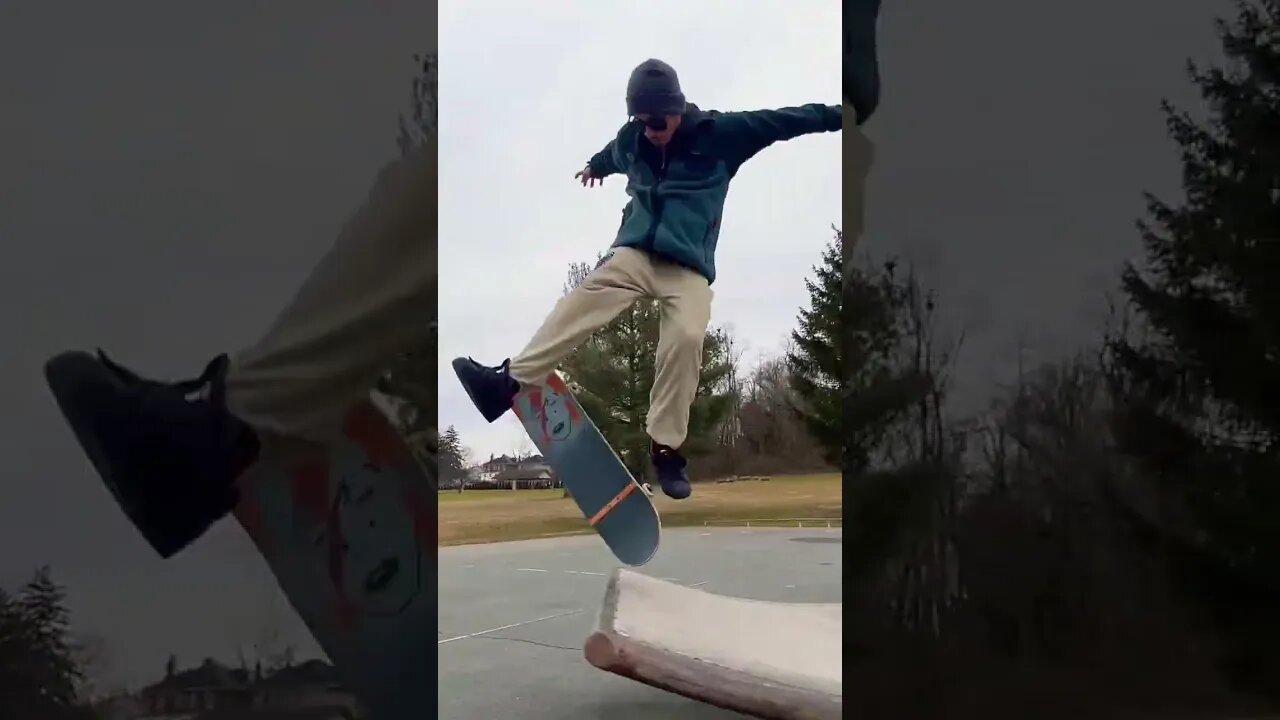 Willow big double heelflip off big board kicker at Millersville #skatepark #skateboarding #skate