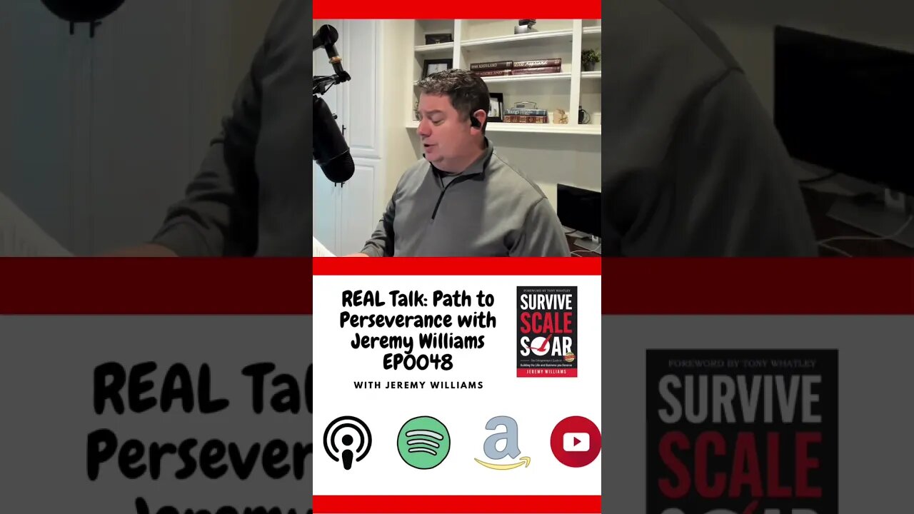 New Episode of the Survive Scale Soar Podcast Drops Tomorrow | Path to Perseverance with Jeremy