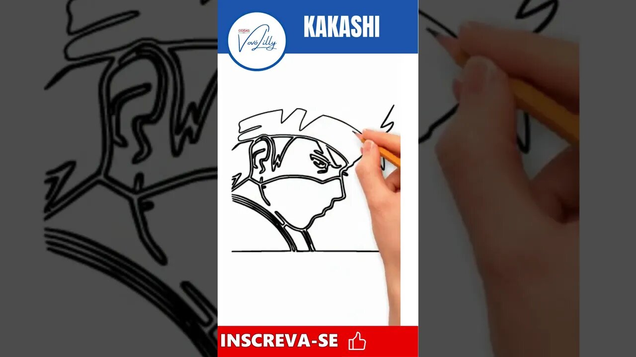 COMO DESENHAR | KAKASHI | PASSO A PASSO. MUITO FÁCIL