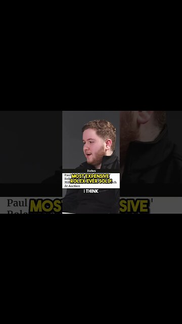 Most Expensive Rolex Sold!